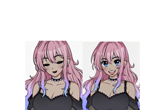 pngtuber model, live2d vtuber, vtuber avatar, vtuber commission, chibi vtuber