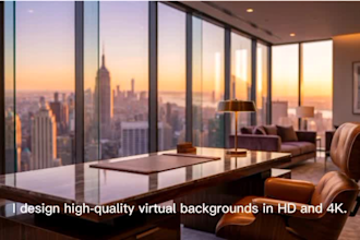 design zoom and google meet virtual backgrounds