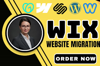 convert, clone, or migrate your wordpress, squarespace, webflow website to wix