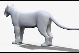 l create realistic 3d animal and creature animation with xgen fur
