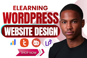 build wordpress lms website on learnworld tutorlms talentlms buddyboss absorblms