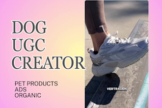 create dog ugc videos for your pet product or brand