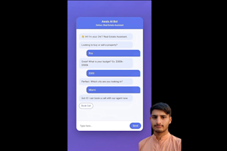 setup ai manychat chatbot for real estate instagram whatsapp