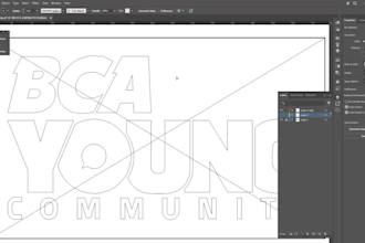 manually vector trace your logo