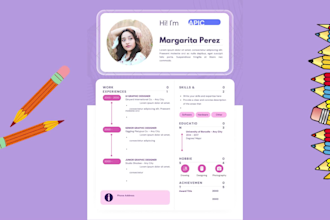 design a unique and impressive cv resume for you