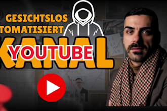 erstellen sie einen automatisierten, anonymen youtube kanal und investmentvideos