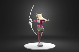 sculpt custom 3d model 3d anime figure 3d action figure 3d toy for 3d printing