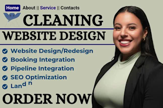 design janitorial koala wix website redesign house cleaning wordpress website