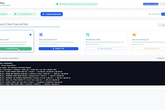 build an offline bank statement to excel and csv parser web app