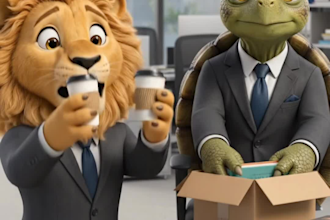 create 3d cartoon animal animation video