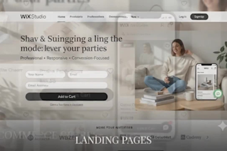 design and develop a professional wix ecommerce store