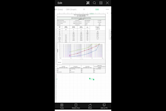 create professional dcp, cbr and proctor excel reports for soil testing