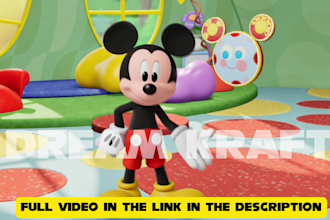 create a personalized mickey or minnie video message