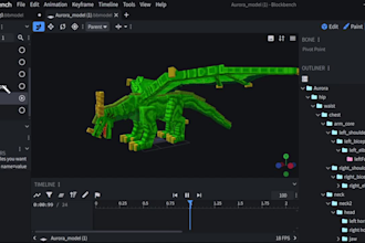 create a mob, weapons, addons, npc, armours, skins, in blockbench