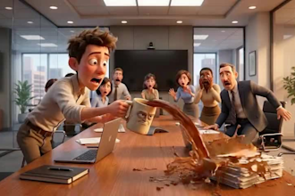 3d ai talking object animation with veo3 and pixar animation style