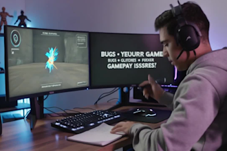 test and review your steam game or game on another platform