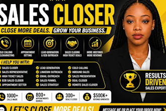 be your sales closer high ticket sales b2b sales lead generation and expert sdr
