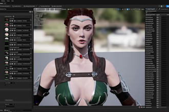 rig3d avatar ready for virtual platforms and game,ue5 rig,vrchat ai rig,vrm,glb
