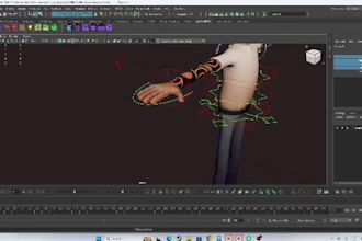 live2d vtuber model rig,caricature rig,nurbs control,physbone,ik fk