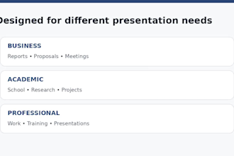 create a professional powerpoint presentation