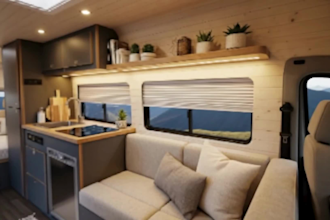 expert interior design ,3d renderings for van, caravan, rv, camper conversions