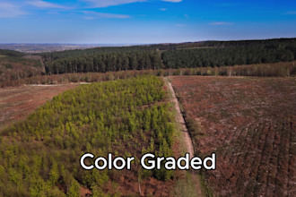 color correct dlog footage for a cinematic, natural look