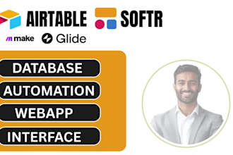 be your airtable automation database glide bubble io mobile app webapp expert