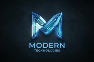 design modern 3d logo animation and 3d intro videos