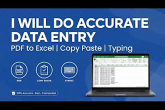 do accurate data entry excel work telugu to english typing