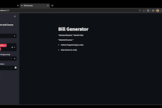 build custom streamlit web apps and python automation scripts