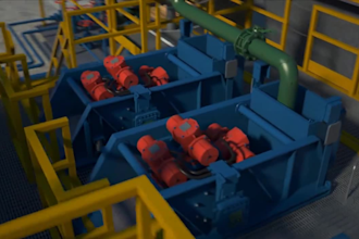 create cinematic 3d oil and gas animation for industrial engineering