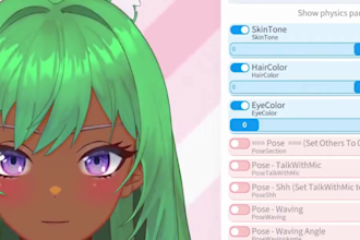 design and rig live 2d vtuber model vex avatar vbridger vrchat 3d vtuber rigging