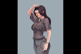 make a character illustration for your game