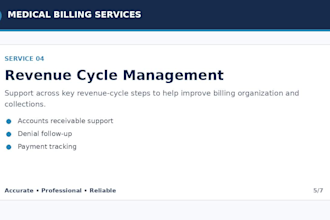 medical billing and insurance verification and claims support