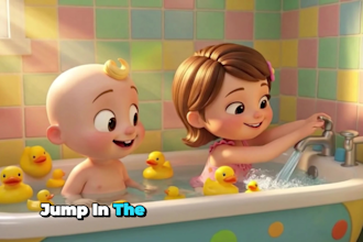 create ai kids song with 3d cartoon animation and video
