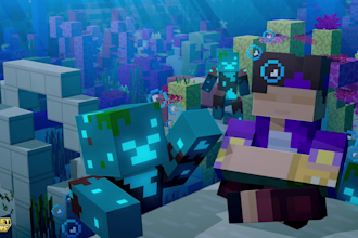 make a professional minecraft art