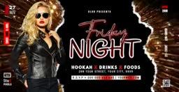 exceptional create dj flyer, club,event flyer, party flyer and night club flyer
