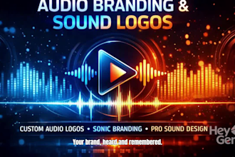 create sonic branding, audio logo, sound design and audio branding