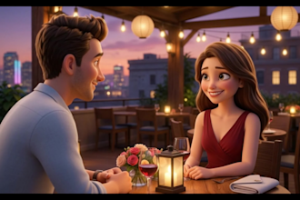 3d pixar ai animation, ai 3d cartoon storytelling, kids learning video, 3d pixar