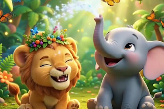 create stunning ai animated stories, ai video art, 3d cartoon for kids