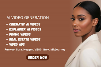 create ai cinematic video for real estate, ads or brand with veo3 heygen runway
