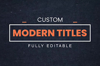 create cinematic intro video for your church program or event to inspire viewers