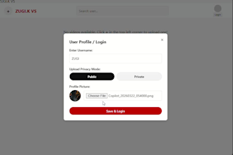 creating video uploading website login