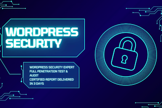 do a wordpress security audit and penetration test
