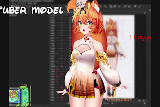 live2d nsfw vtuber commission accessories rigging animate 3d anime vtuber models