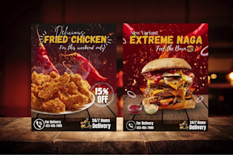 design eye catching food posters menus and restaurant flyers