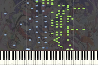 create a realistic synthesia piano tutorial
