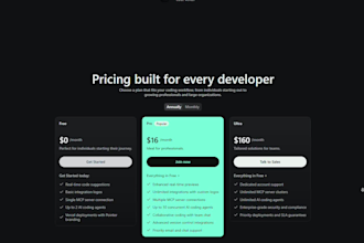 design a modern ai landing page for your business or saas