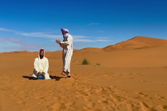 creating a daily birthday video wish in the sahara desert