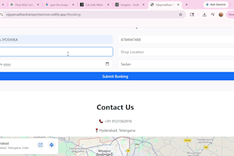 design and develop a responsive frontend website